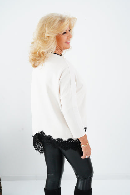 Sweatshirt in Butter (40-44)