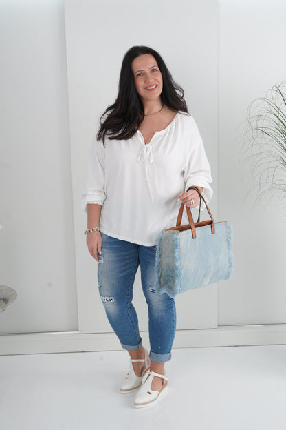 Shirt in Weiß (38-44)