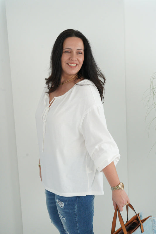 Shirt in Weiß (38-44)