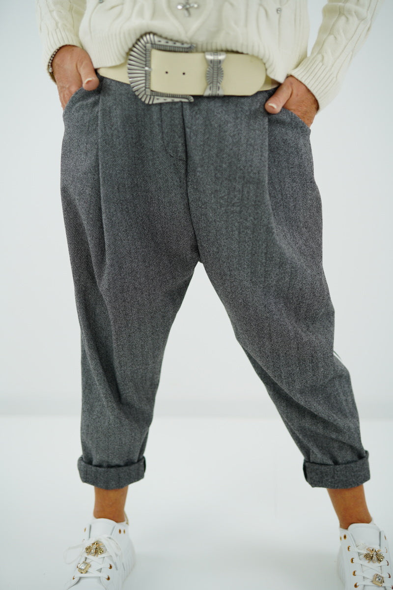 Baggyhose "Grey" (38-42)