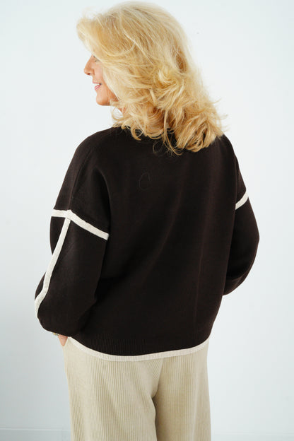 Pullover in Chocolate (38-44)