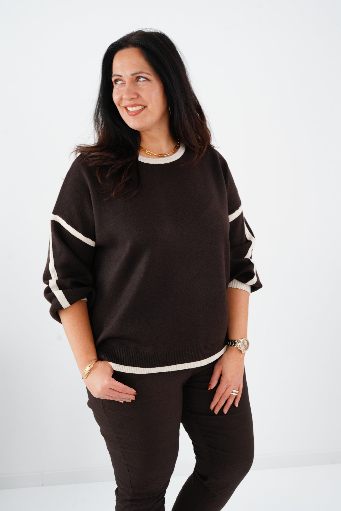 Pullover in Chocolate (38-44)