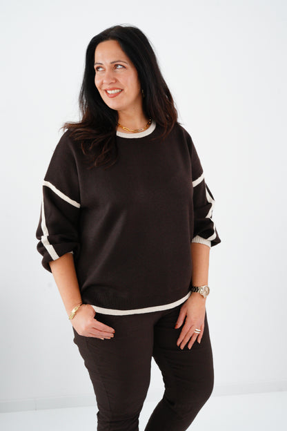 Pullover in Chocolate (38-44)