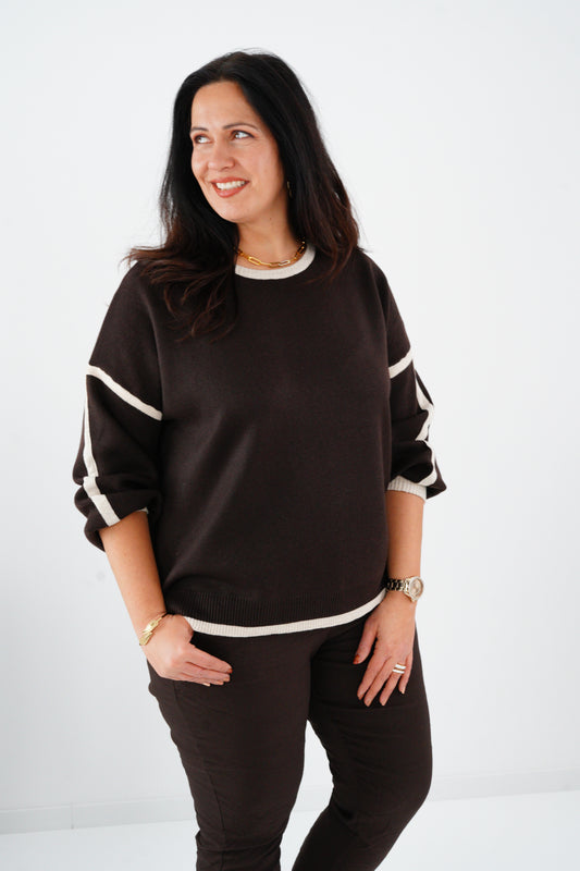 Pullover in Chocolate (38-44)