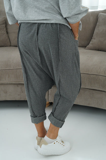 Baggy-Hose in Grau (38-42)