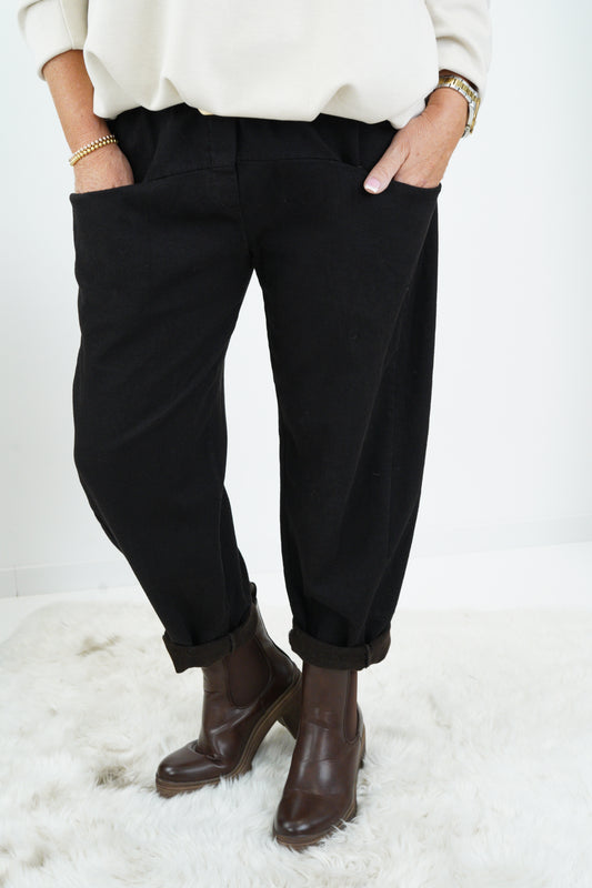 Joggpant in Schwarz (38-42+)