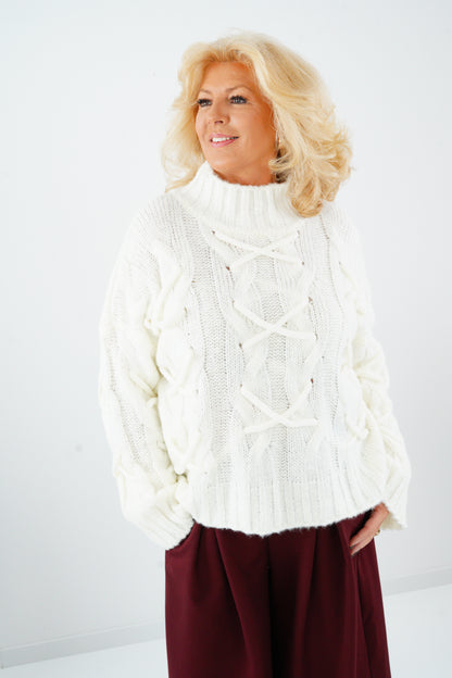 Pullover in Ecru (38-44)