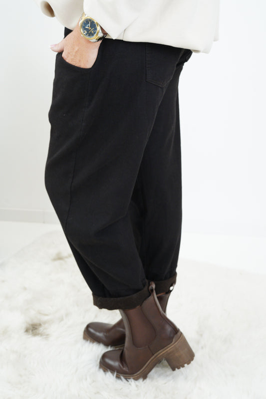 Joggpant in Schwarz (38-42+)