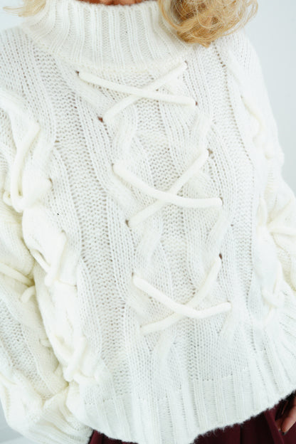 Pullover in Ecru (38-44)