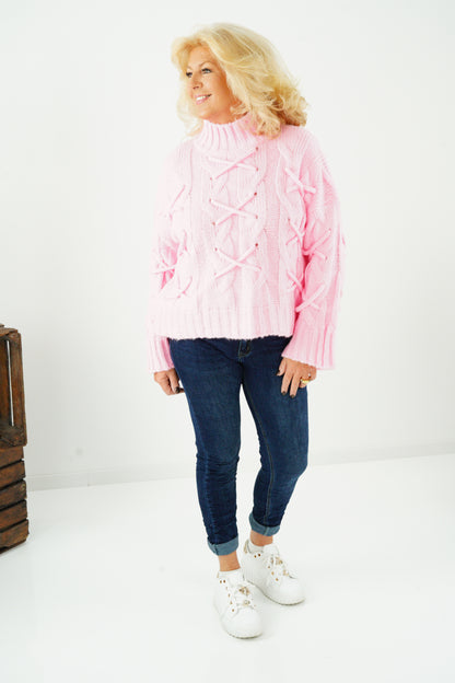 Pullover in Candyrosa (38-44)