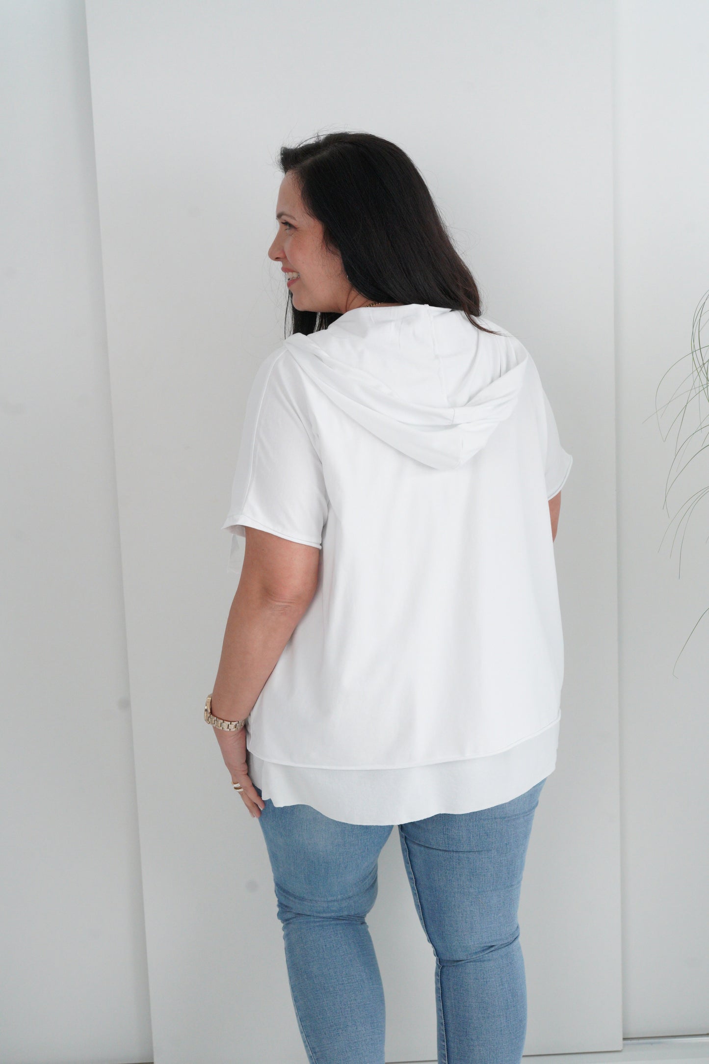 T-Shirt in Weiß (40-44)