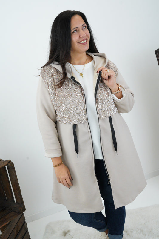 Jacke in Beige (40-44)