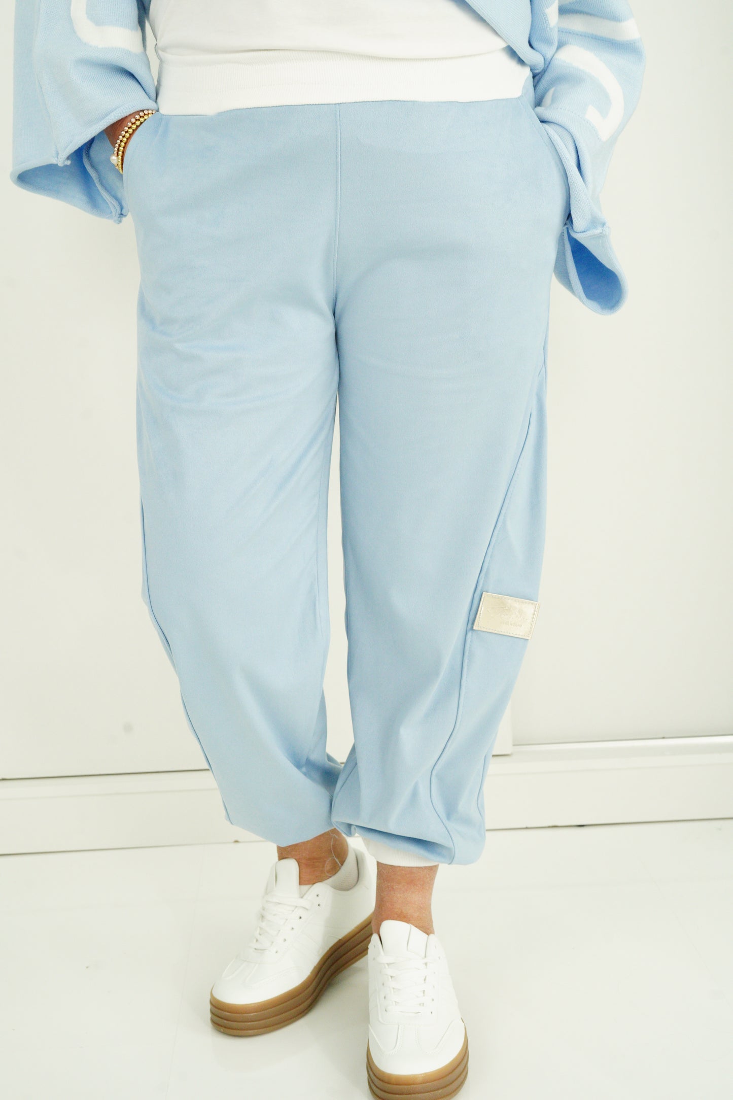 Joggpant in Hellblau (38-42)