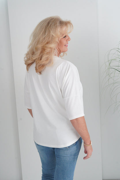 T-Shirt in Off-White (38-42+)