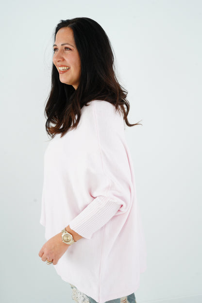 Pullover in Rose (42-48-Oversize)