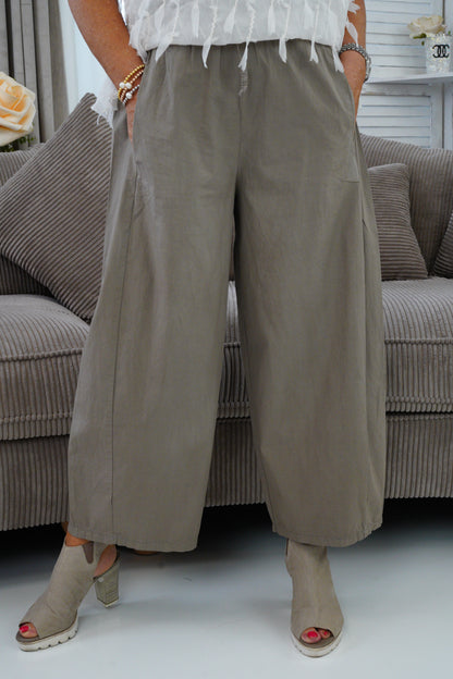 Ballonhose in Taupe (38-42)