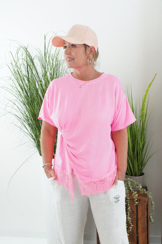 T-Shirt in Neon-Pink (38-42)