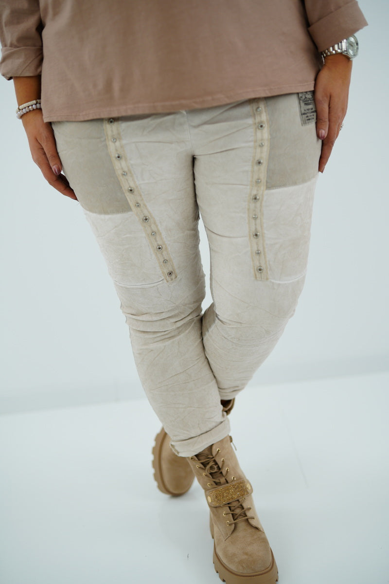 Joggpant "Carina" (38-42+) beige