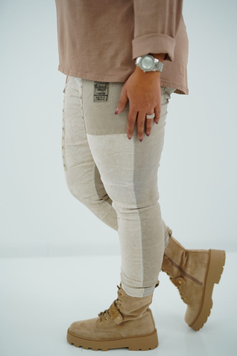 Joggpant "Carina" (38-42+) beige