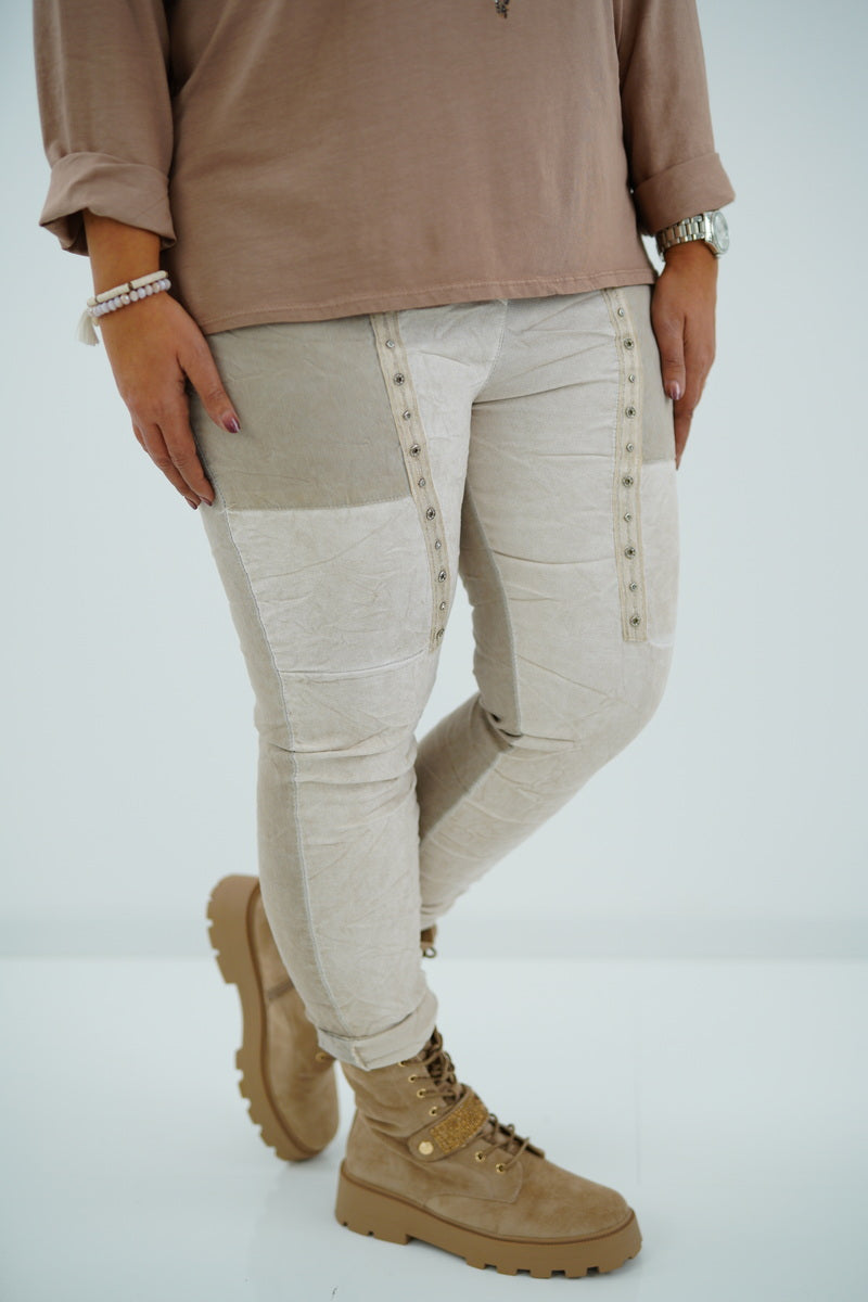 Joggpant "Carina" (38-42+) beige