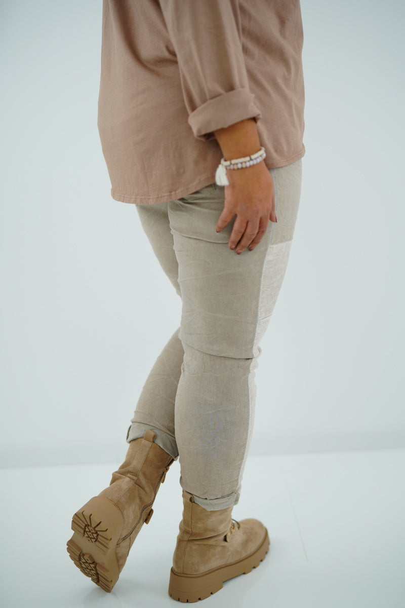 Joggpant "Carina" (38-42+) beige