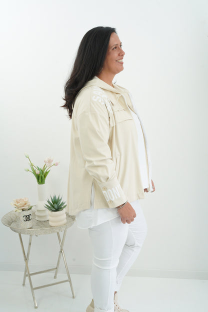 Stillvolle Jacke in Beige (40-44+)