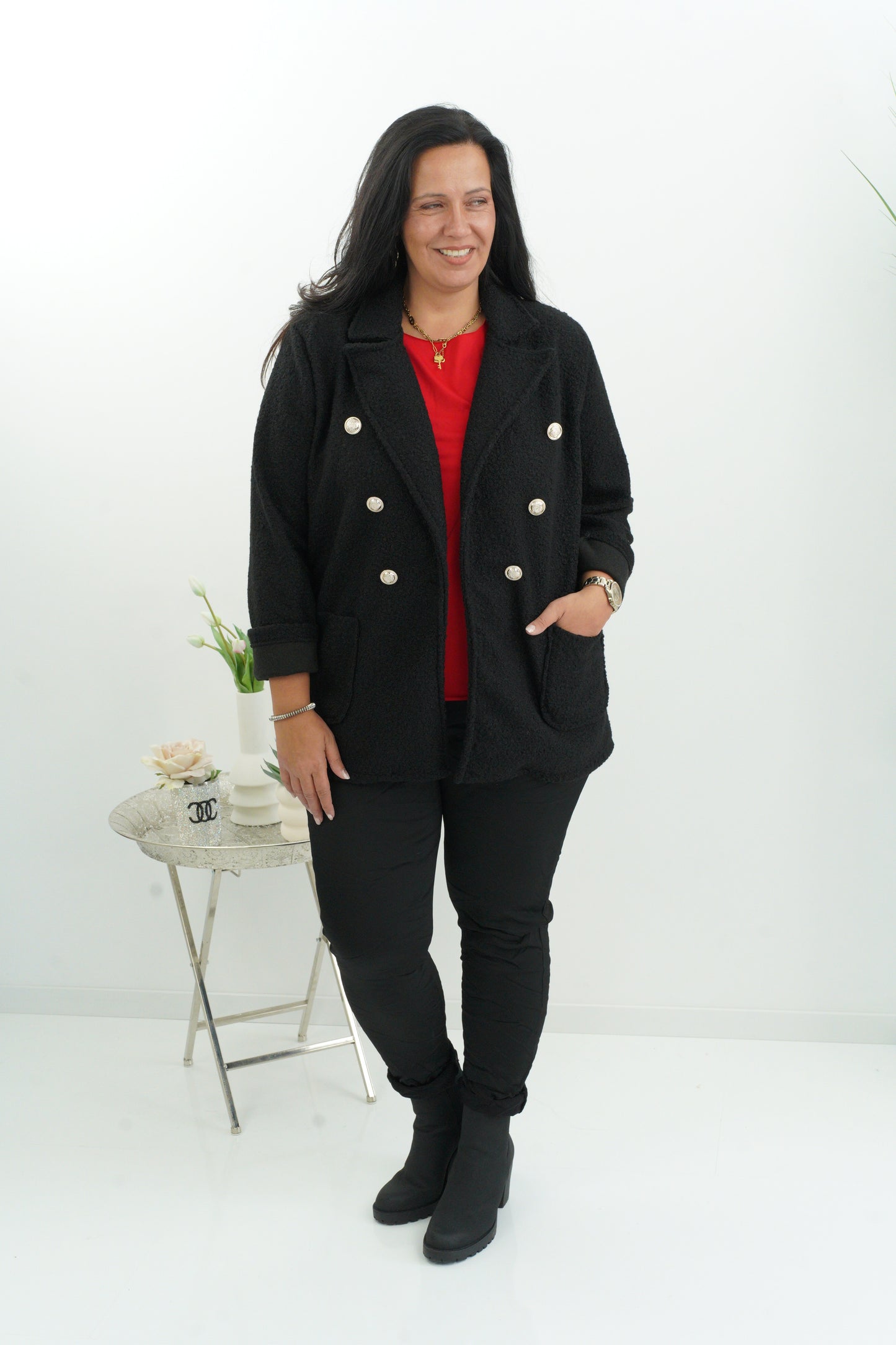 Joggpant in Schwarz (42-46)