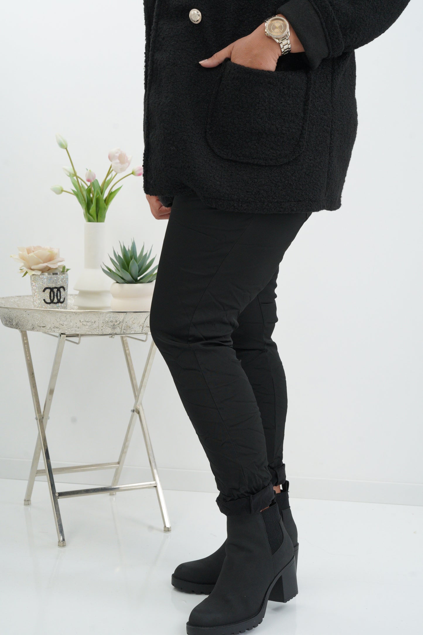 Joggpant in Schwarz (42-46)