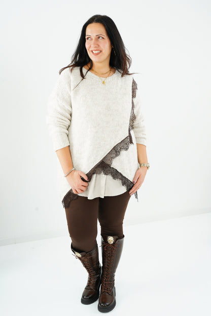 Pullover in Beige (40-44)