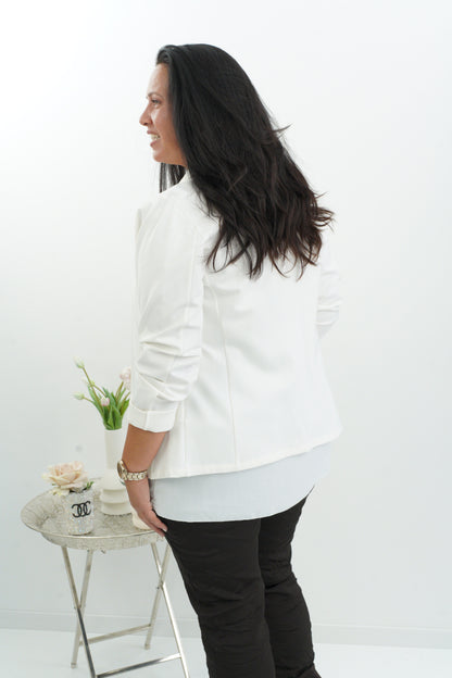 Moderner Blazer in Off-White (38-42)