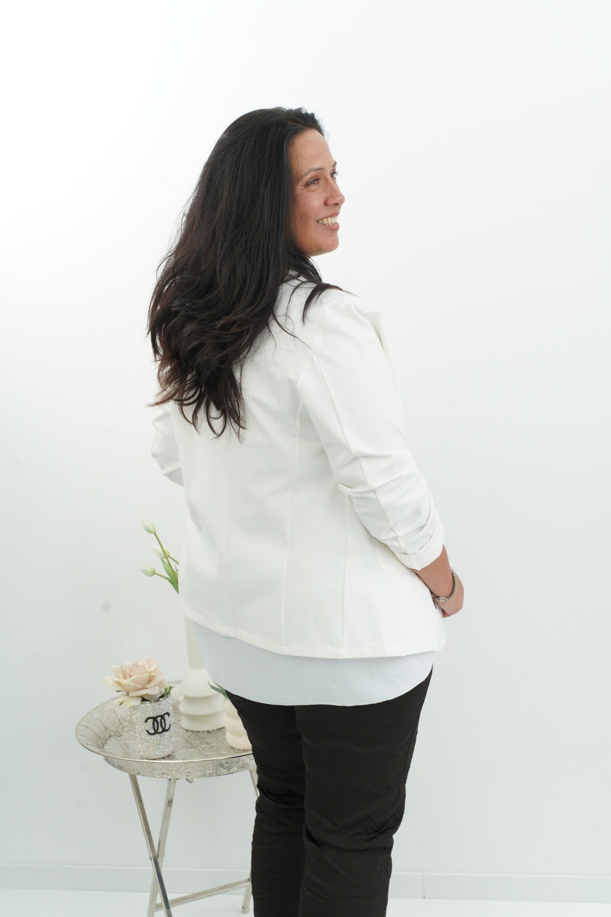 Moderner Blazer in Off-White (38-42)