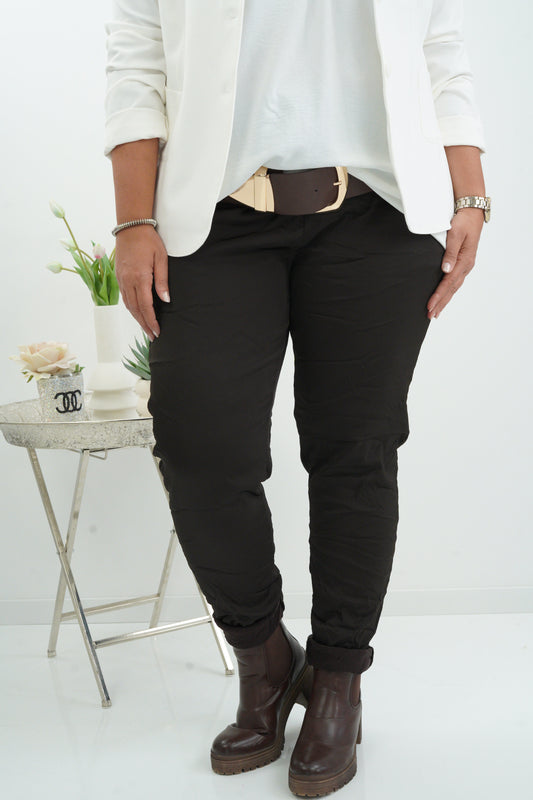 Komfortable Joggpant in Chocolate (42-46+)