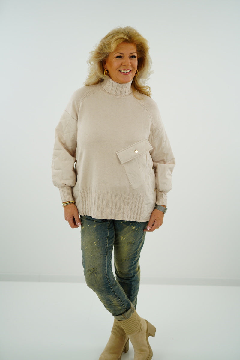 Pullover "Style" (38-42) beige