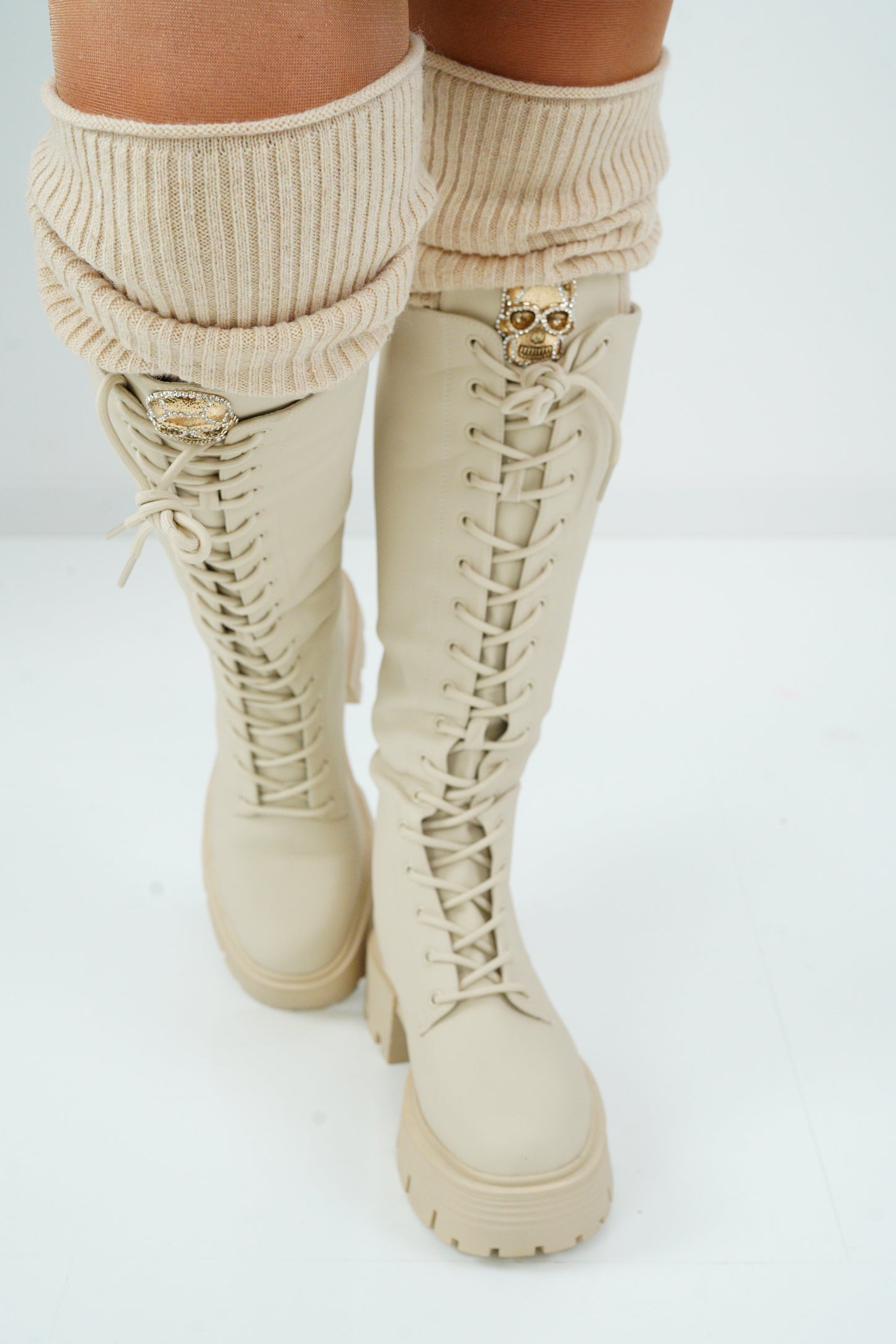 Stulpen in Beige (Onesize)