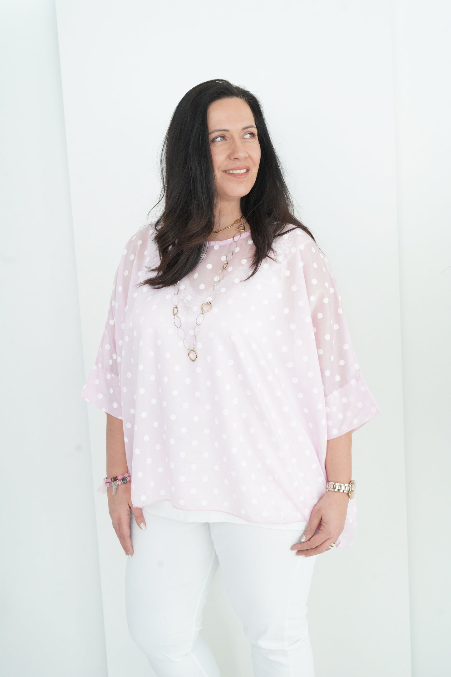 Bluse in Rose (42-48)