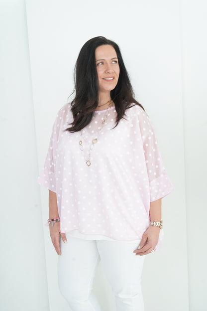Bluse in Rose (42-48)