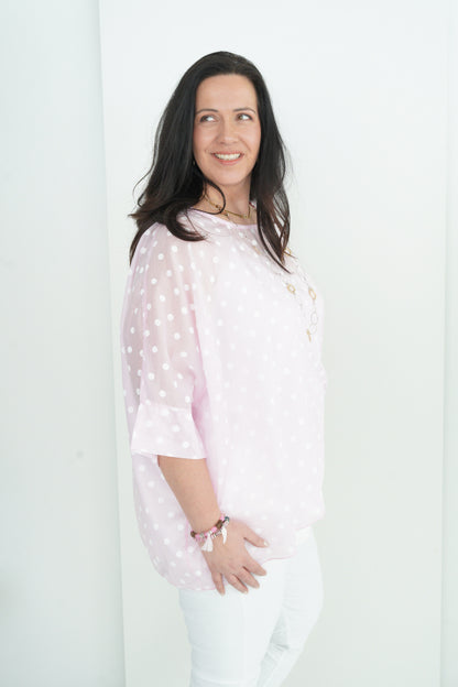 Bluse in Rose (42-48)