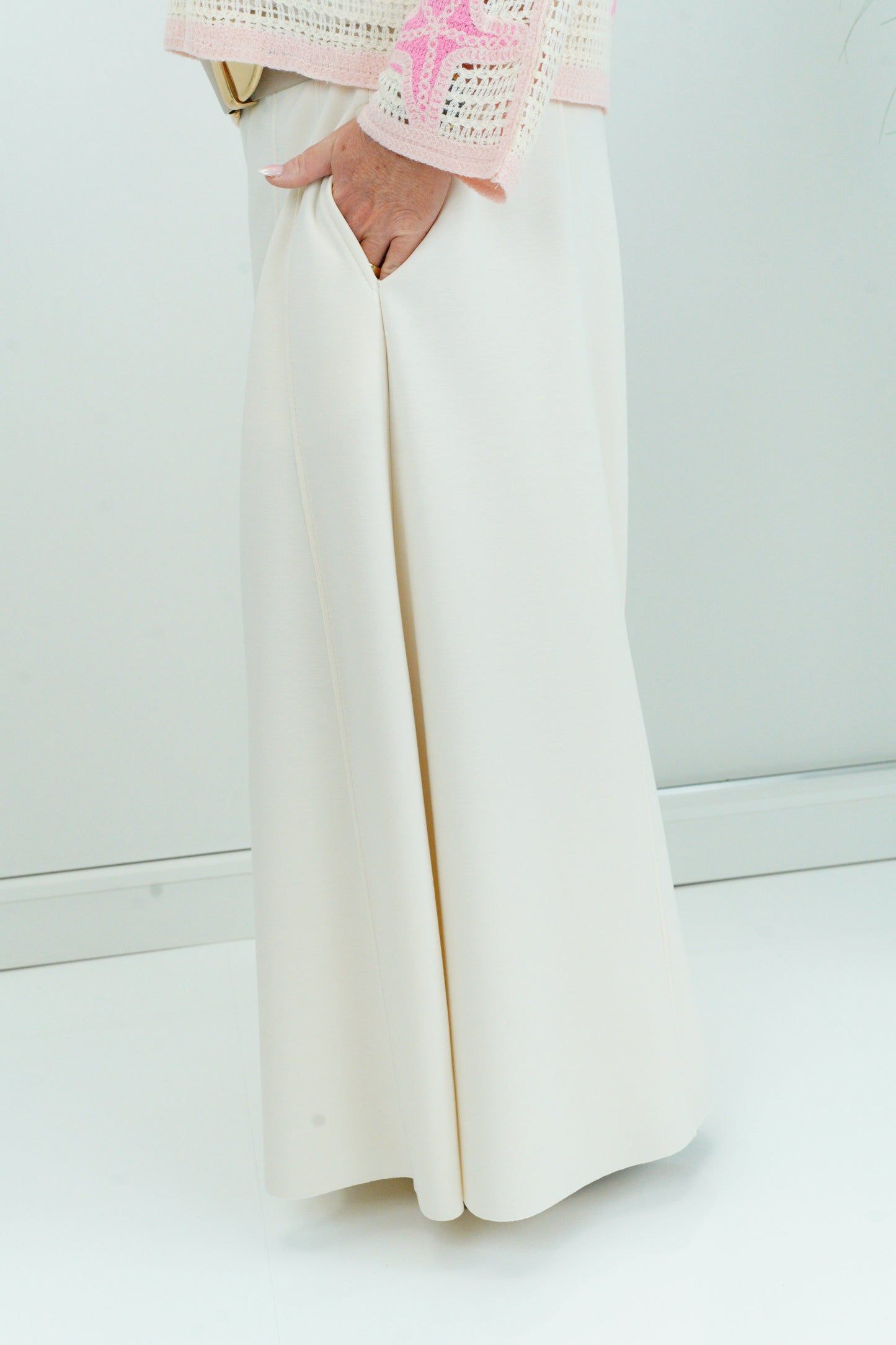 Palazzo Hose in Light-Beige (38-42+)