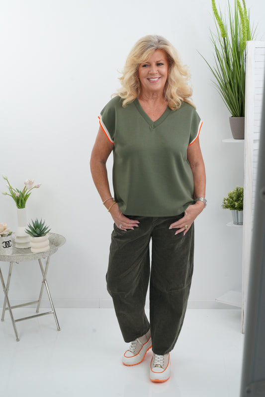 T-Shirt in Khaki (38-42)
