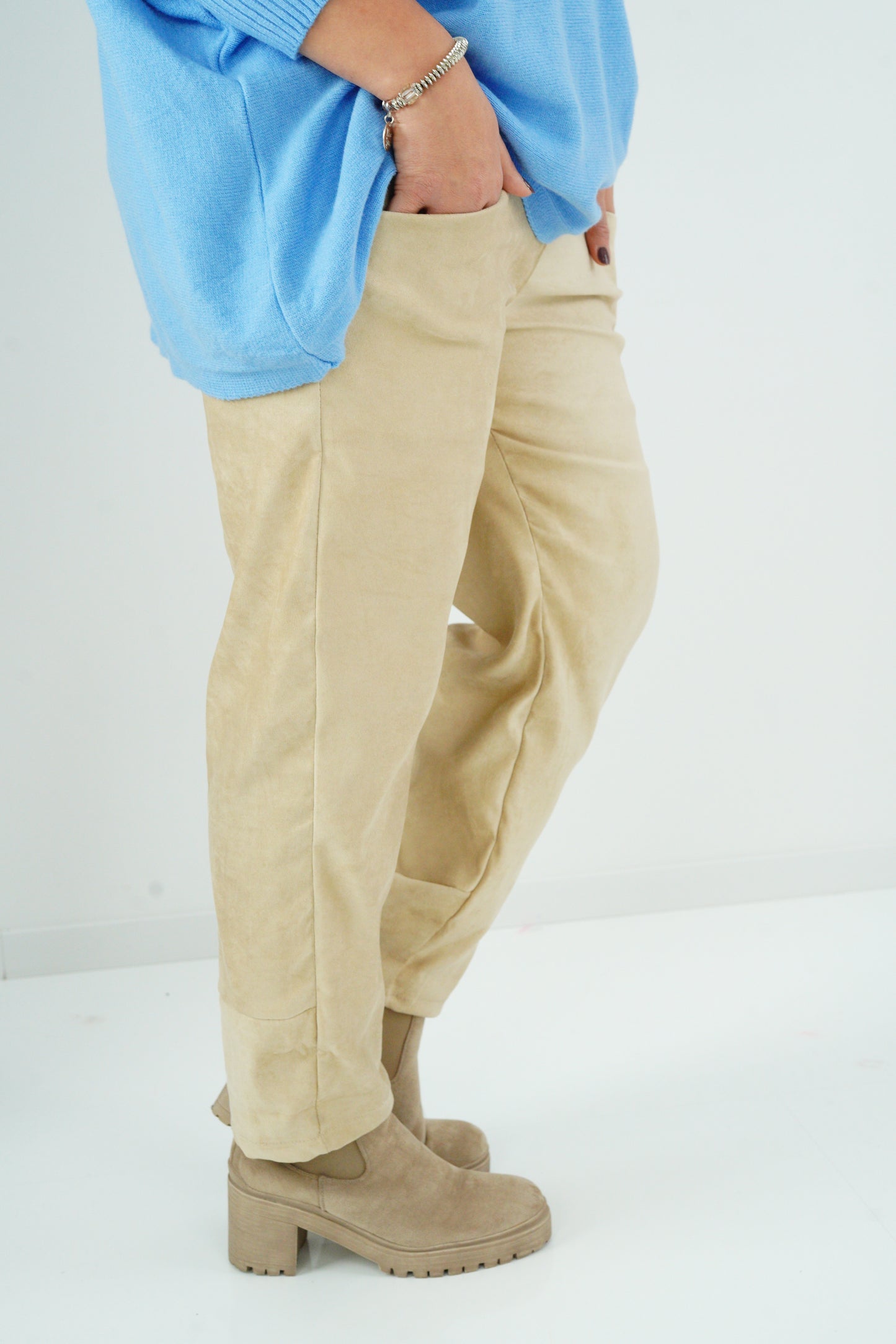 Joggpant in Beige (38-42+)