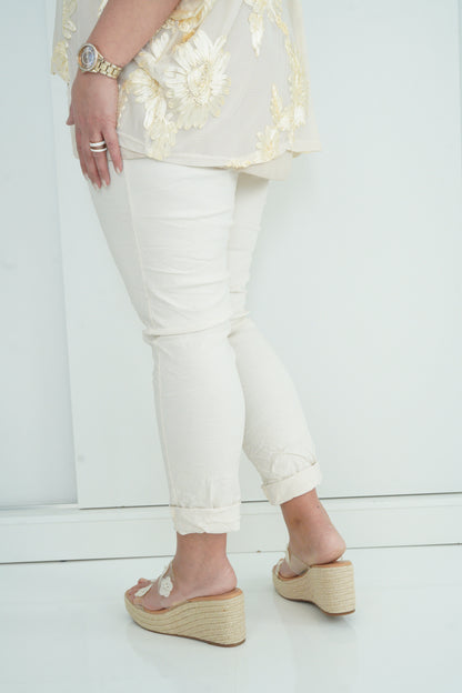 Joggpant in Beige (42-46+)