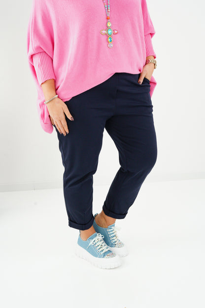 Joggpant in Marineblau (42-46)