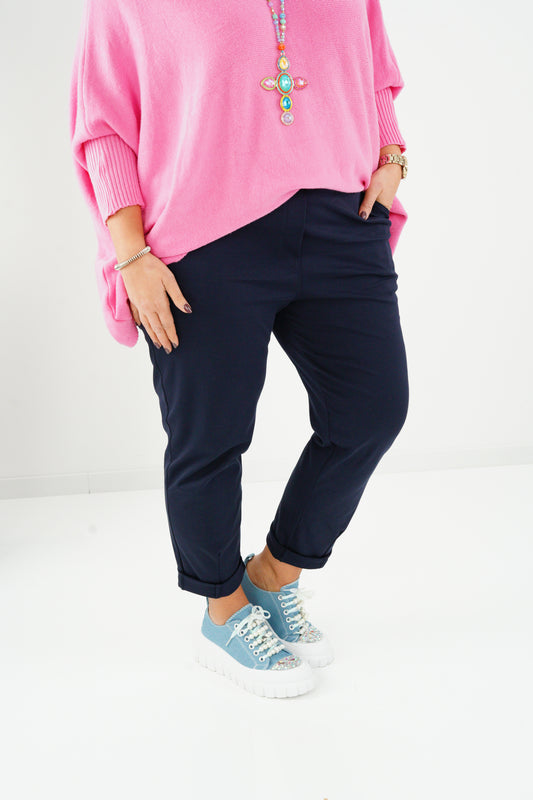 Joggpant in Marineblau (42-46)