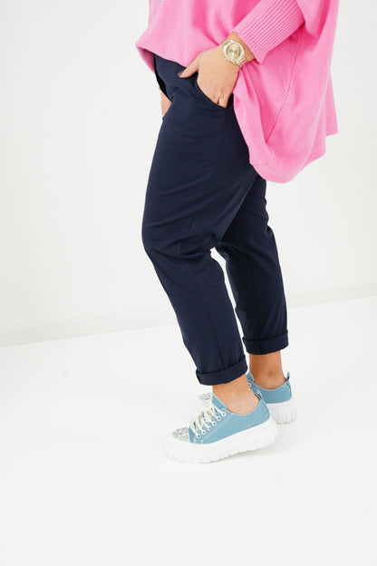Joggpant in Marineblau (42-46)