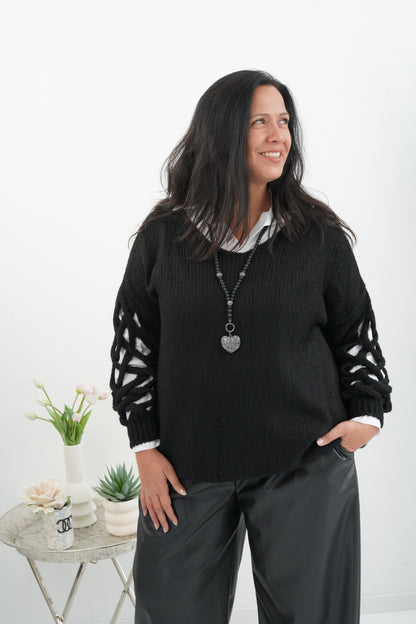 Pullover in Schwarz (38-44/46)