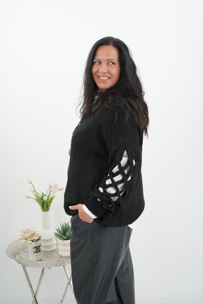 Pullover in Schwarz (38-44/46)