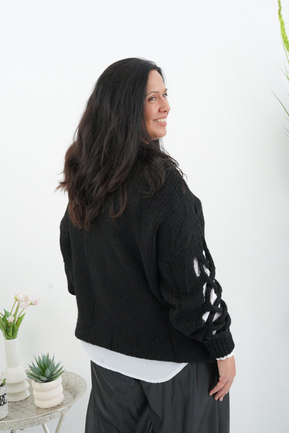 Pullover in Schwarz (38-44/46)