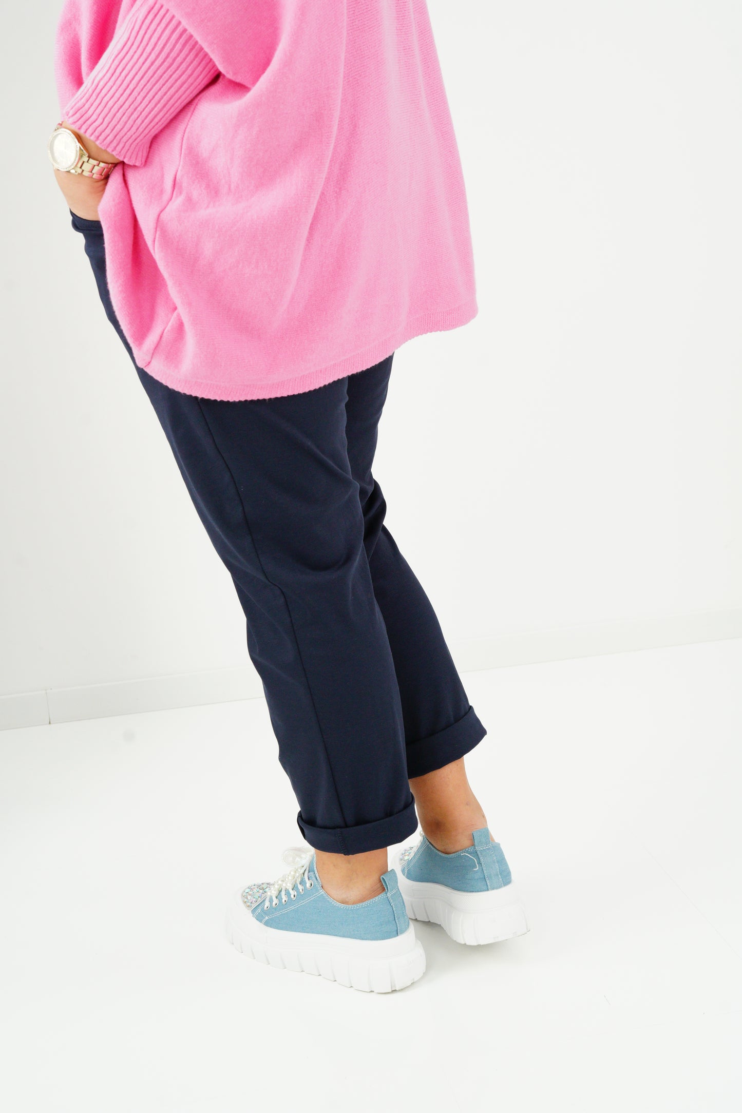 Joggpant in Marineblau (42-46)