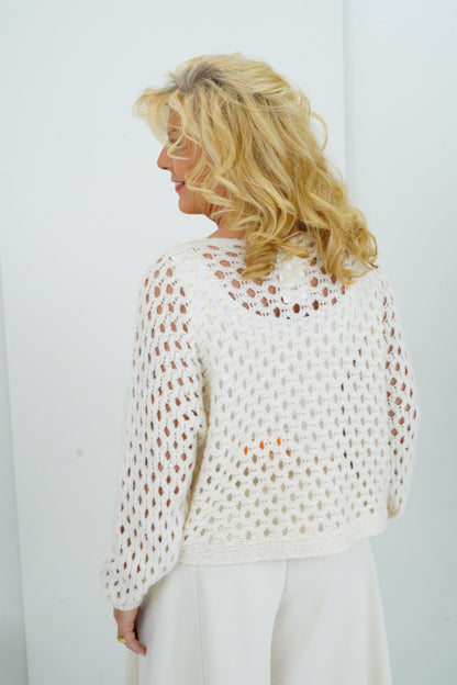 Pullover in Ecru (38-42+)