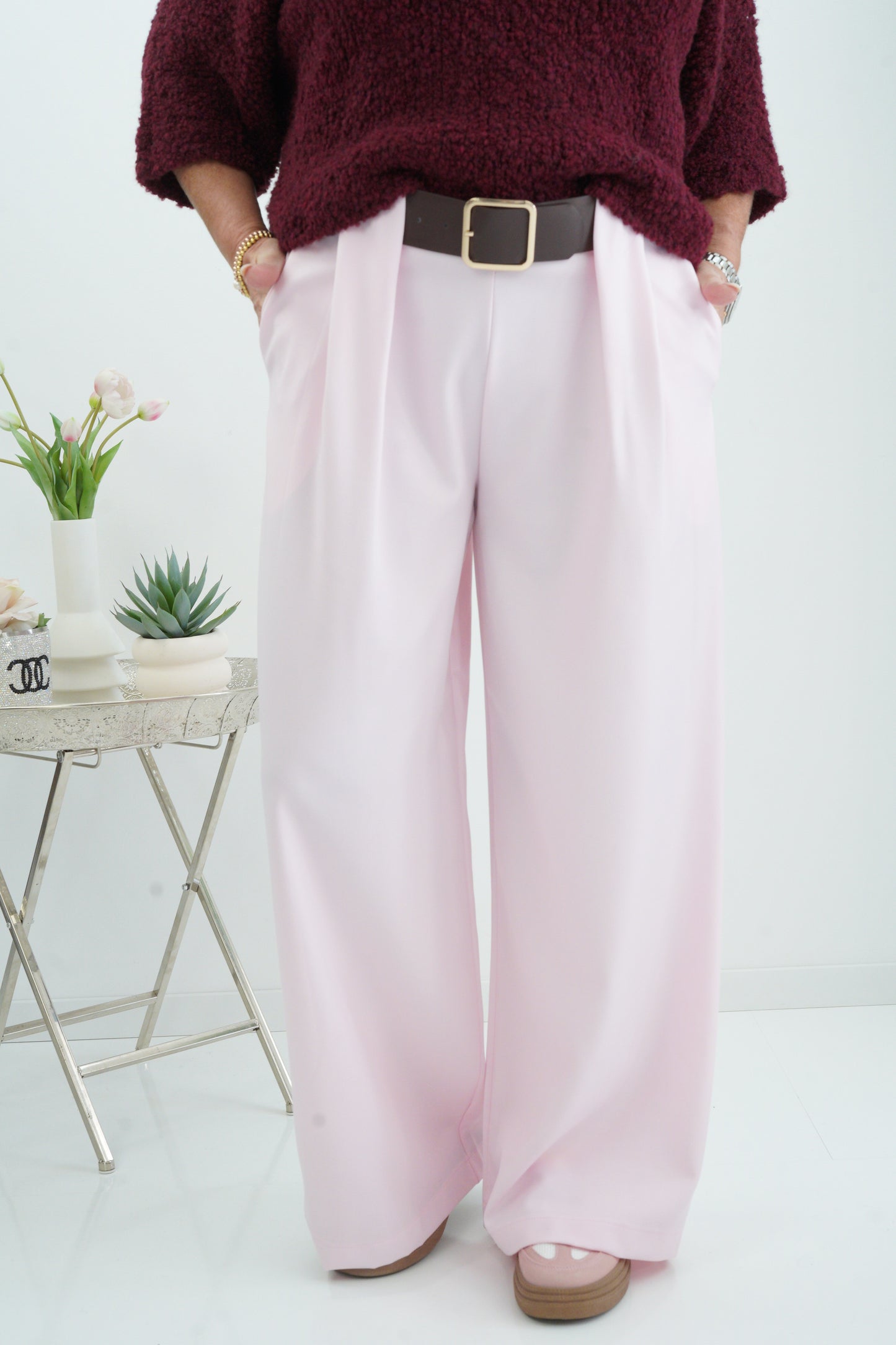 Hose in femininem Rosa (36-40)